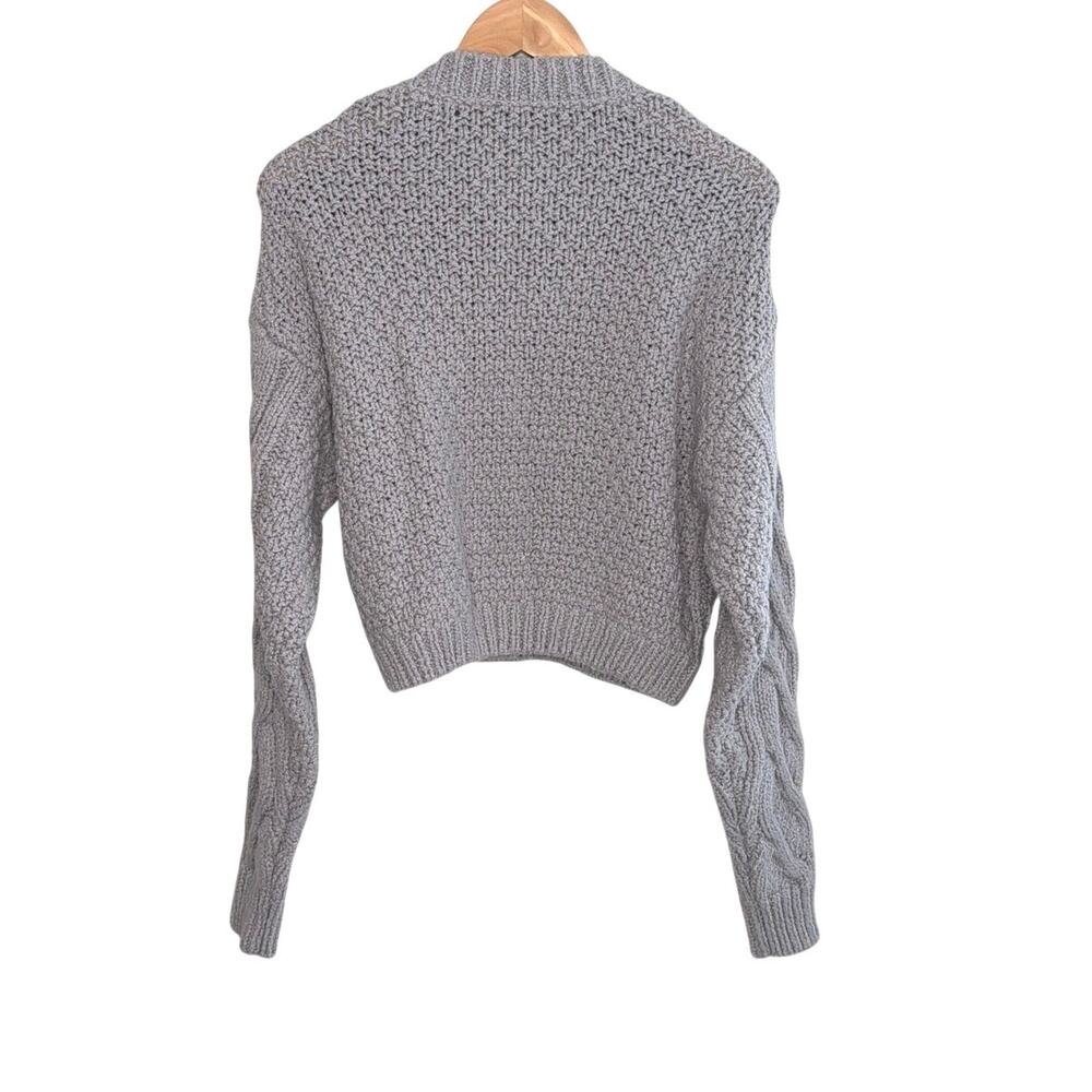 NEW Free People Bonfire Cable Knit Cardi in Stone - Picture 6 of 7